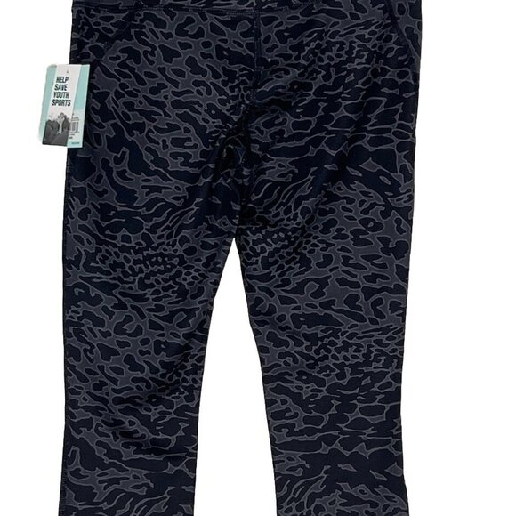 DSG Performance Capri Leggings Sz Small Black & Gray Animal Glow - Picture 4 of 7